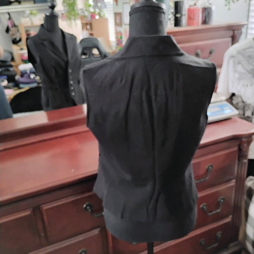 Black Business Formal Vest - Picture 3 of 6